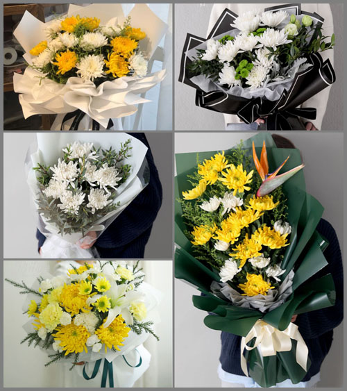 贵州毕节市织金县以那镇松林村白事花束代送